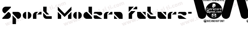 Sport Modern Future字体转换